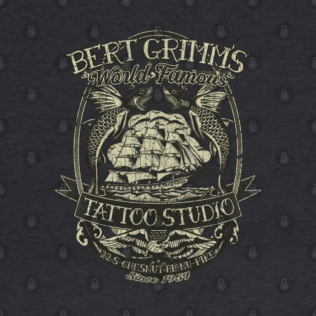 Bert Grimm's World Famous Tattoo Studio 1954 by JCD666